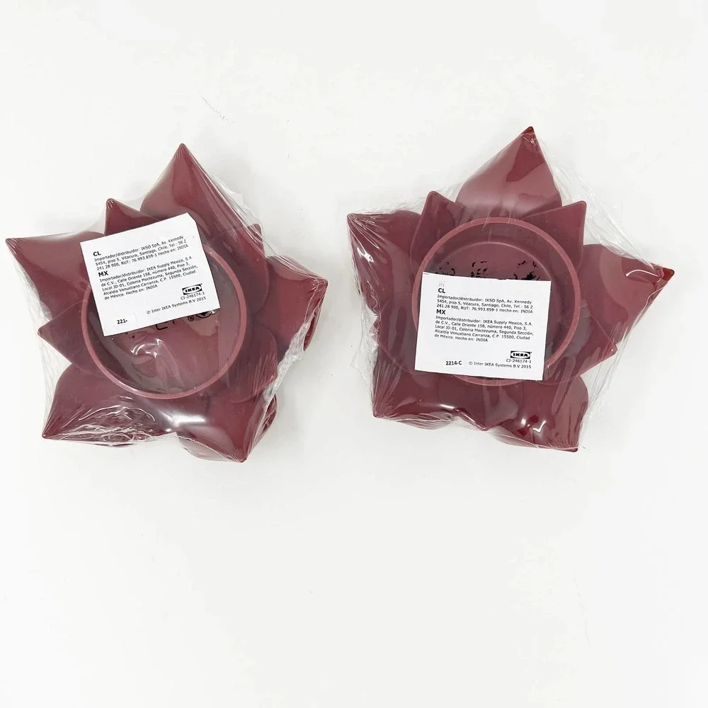 IKEA AROMATISK LOTUS Tealight Candle Holder (2)